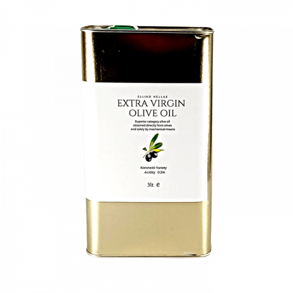 Elliko Hellas Extra Virgin Olive Oil 3l tin